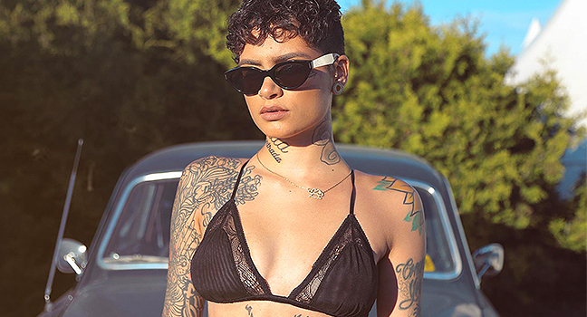 Kehlani Shows Off Her Pregnant Frame In Butterfly Visuals