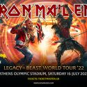 IRON MAIDEN | LEGACY OF THE BEAST WORLD TOUR ’22 | Σάββατο 16 Ιουλίου 2022 @ Ολυμπιακό Στάδιο